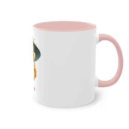 Harmony Two-Tone Coffee Mug: Sip in Style, Revel in Comfort - Duck