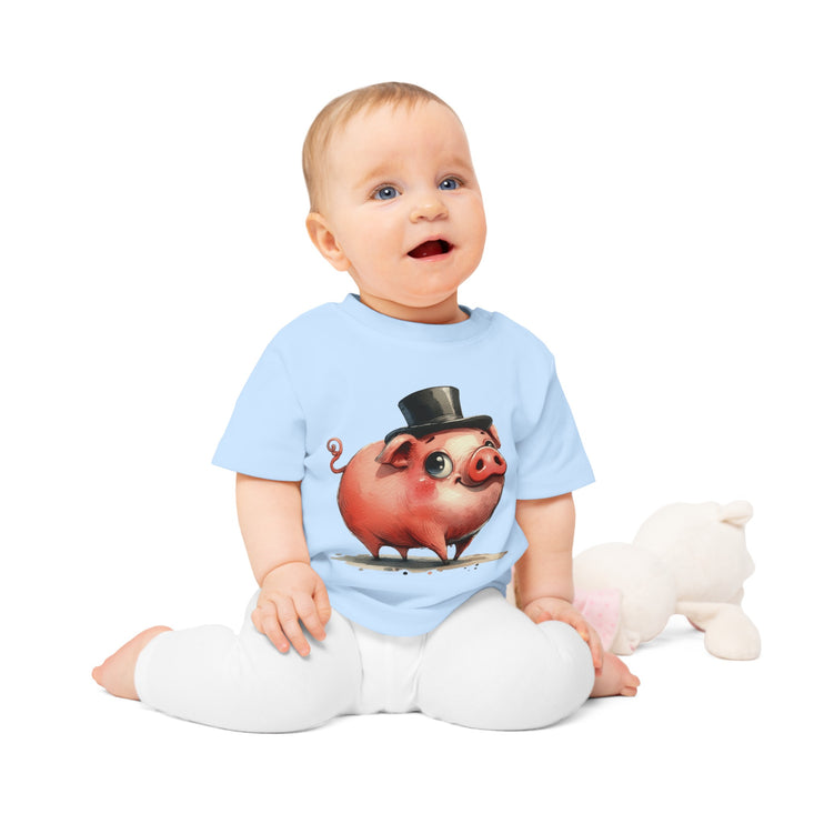 Enchanted Organic Baby Tee: απαλότητα, στυλ, & Sweetness - Χοίρος