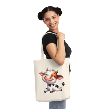 Καμβά sustainstyle Tote Bag: Οικολογική συνειδητή μόδα - αγελάδα