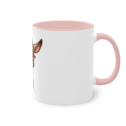 Harmony Two-Tone Coffee Mug: Sip in Style, Revel in Comfort - Donkey