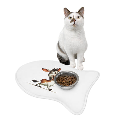 CharmPaws Pet Feeding Mats: Keep Mealtime Mess-Free & Stylish! - Donkey