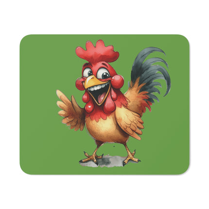 WhimsyWonder Schreibtisch Maus -Pad: Personalisierter Charme für Ihren Arbeitsbereich - Happy Rooster