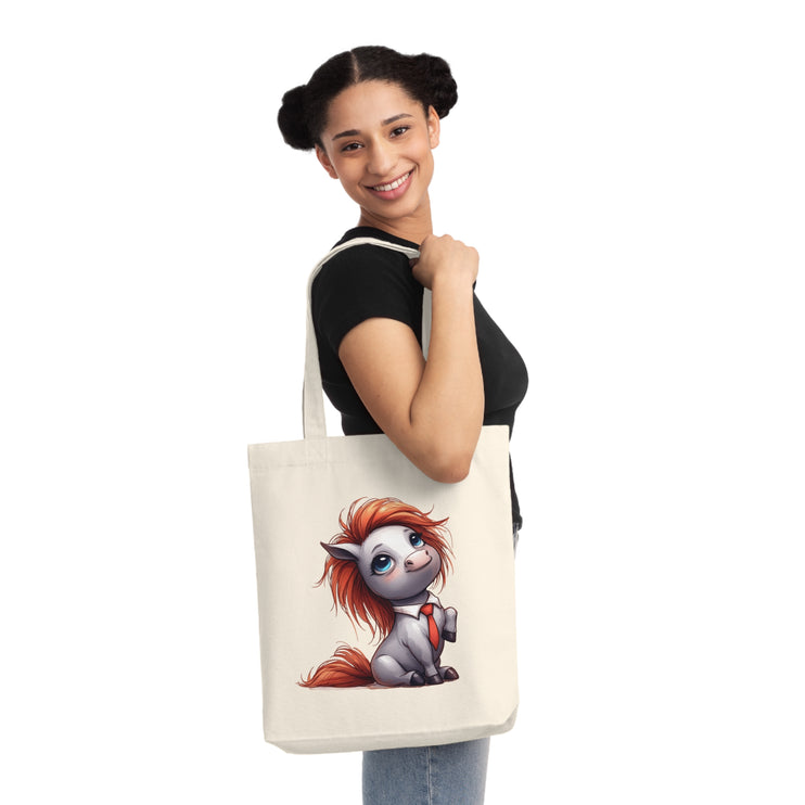 Καμβά sustainstyle Tote Bag: Eco -Conscious Fashion - Άλογο