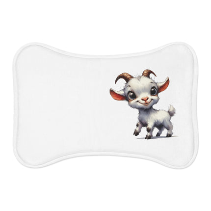 CharmPaws Pet Feeding Mats: Keep Mealtime Mess-Free & Stylish! - Goat