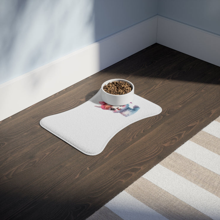 CharmPaws Pet Feeding Mats: Keep Mealtime Mess-Free & Stylish! - Lama