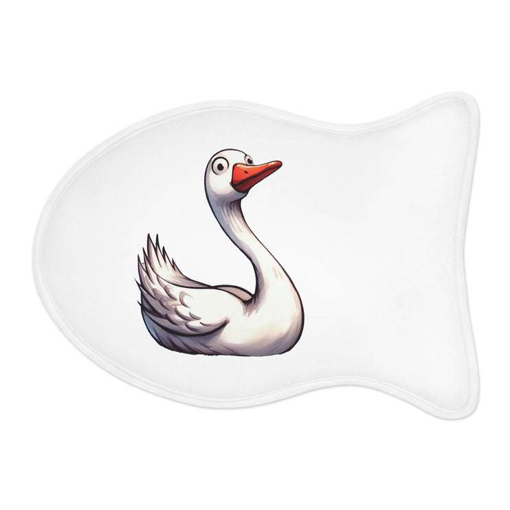 CharmPaws Pet Feeding Mats: Keep Mealtime Mess-Free & Stylish! - Swan