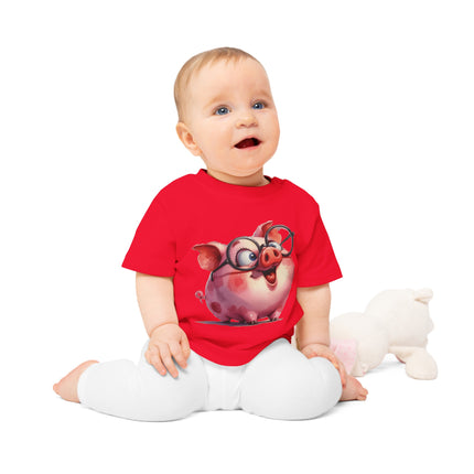 Enchanted Organic Baby Tee: απαλότητα, στυλ, & Sweetness - Χοίρος