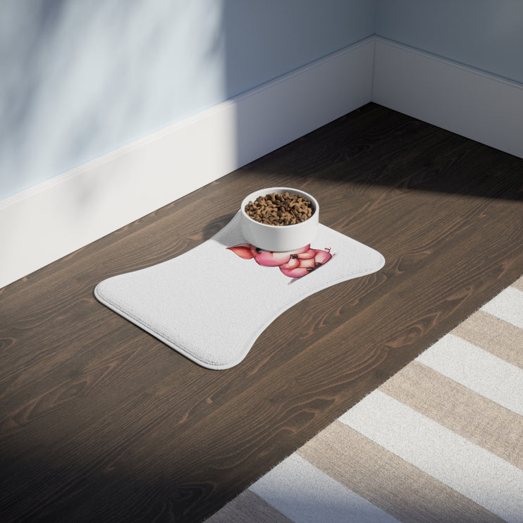 CharmPaws Pet Feeding Mats: Keep Mealtime Mess-Free & Stylish! - Pig