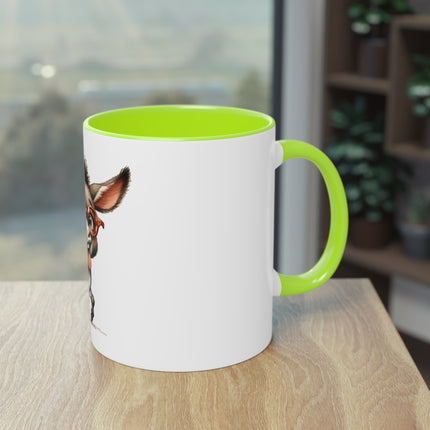 Harmony Two-Tone Coffee Mug: Sip in Style, Revel in Comfort - Donkey