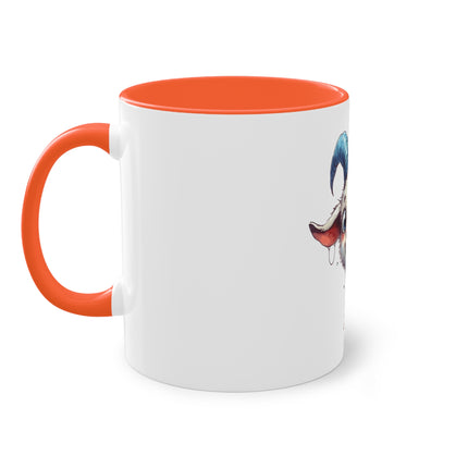 Harmony Two-Tone Coffee Mug: Sip in Style, Revel in Comfort - Goat