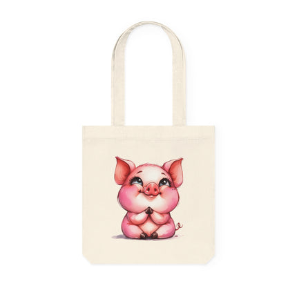 Καμβά sustainstyle Tote Bag: Eco -Conscious Fashion - Pig