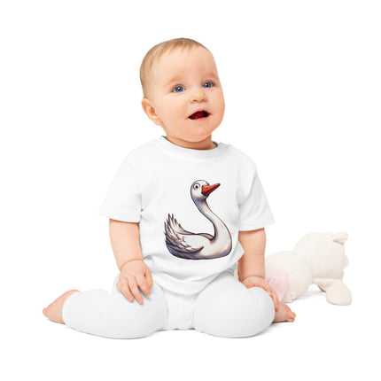 Enchanted Organic Baby Tee: απαλότητα, στυλ, & Sweetness - Κύκνος