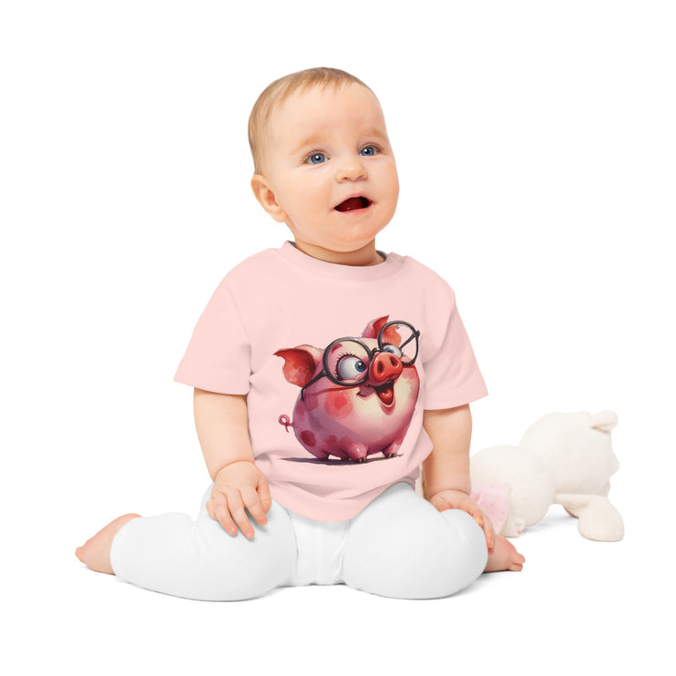 Enchanted Organic Baby Tee: απαλότητα, στυλ, & Sweetness - Χοίρος