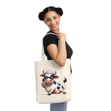 Καμβά sustainstyle Tote Bag: Οικολογική συνειδητή μόδα - αγελάδα