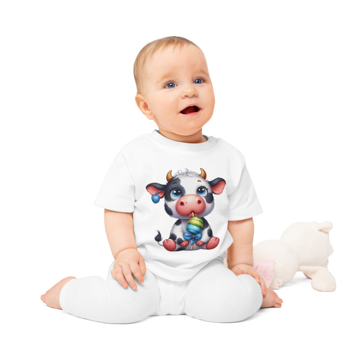 Enchanted Organic Baby Tee: απαλότητα, στυλ, & Sweetness - αγελάδα