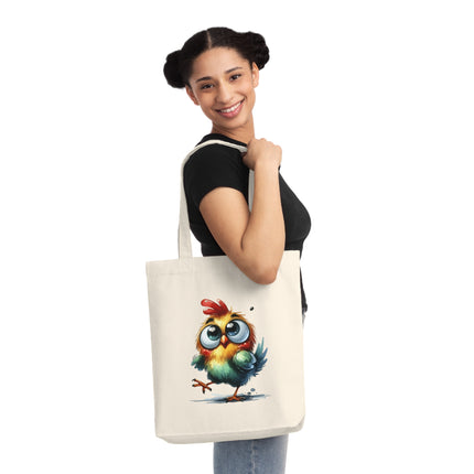 Καμβά sustainstyle Tote Bag: Eco -Conscious Fashion - Κοτόπουλο