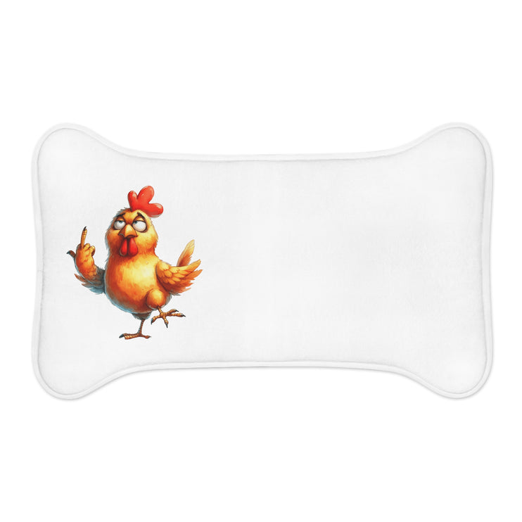 CharmPaws Pet Feeding Mats: Keep Mealtime Mess-Free & Stylish! - Chicken