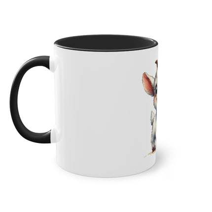 Harmony Two-Tone Coffee Mug: Sip in Style, Revel in Comfort - Goat