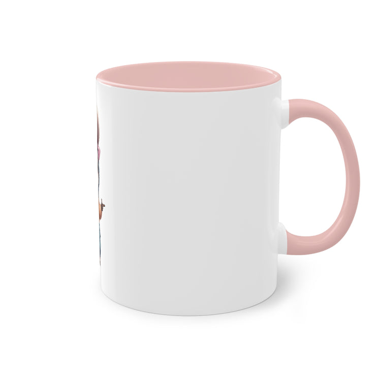 Harmony Two-Tone Coffee Mug: Sip in Style, Revel in Comfort - Rabbit