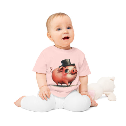 Enchanted Organic Baby Tee: απαλότητα, στυλ, & Sweetness - Χοίρος