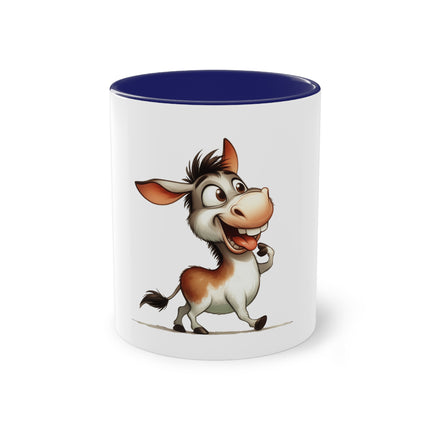 Harmony Two-Tone Coffee Mug: Sip in Style, Revel in Comfort - Donkey