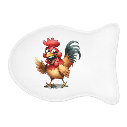 CharmPaws Pet Feeding Mats: Keep Mealtime Mess-Free & Stylish! - Rooster