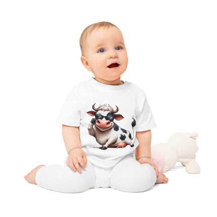 Enchanted Organic Baby Tee: απαλότητα, στυλ, & Sweetness - αγελάδα