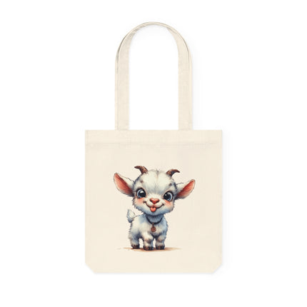 Καμβά sustainstyle Tote Bag: Οικολογική συνειδητή μόδα - Cute baby Goat