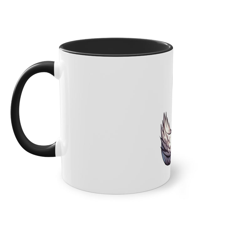 Harmony Two-Tone Coffee Mug: Sip in Style, Revel in Comfort - Swan