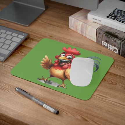 WhimsyWonder Schreibtisch Maus -Pad: Personalisierter Charme für Ihren Arbeitsbereich - Happy Rooster