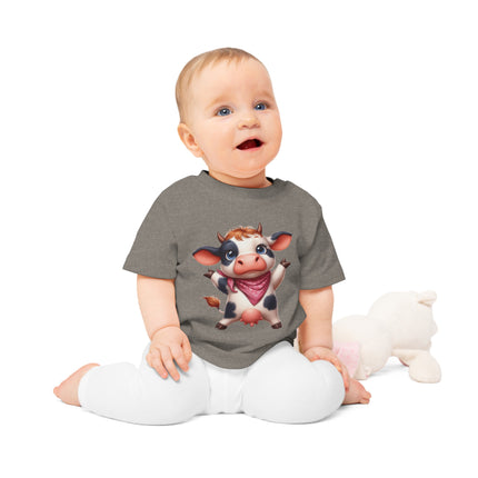 Enchanted Organic Baby Tee: απαλότητα, στυλ, & Sweetness - αγελάδα