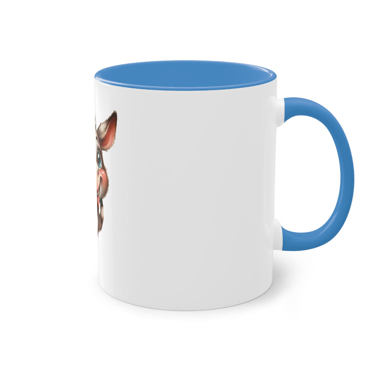 Harmony Two-Tone Coffee Mug: Sip in Style, Revel in Comfort - Donkey