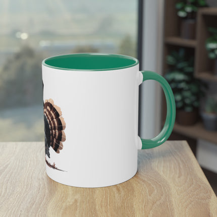 Harmony Two-Tone Coffee Mug: Sip in Style, Revel in Comfort - Turkey