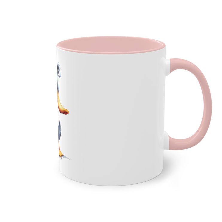 Harmony Two-Tone Coffee Mug: Sip in Style, Revel in Comfort - Duck