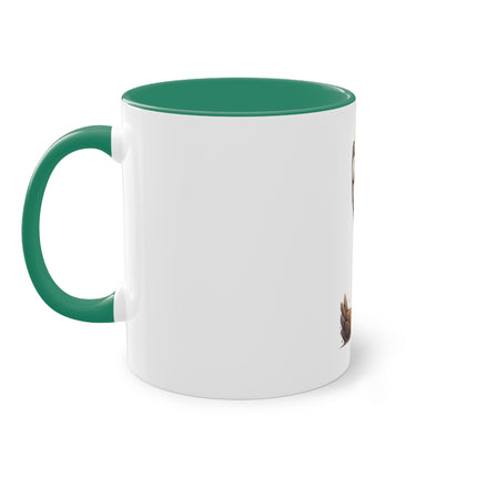 Harmony Two-Tone Coffee Mug: Sip in Style, Revel in Comfort - Swan