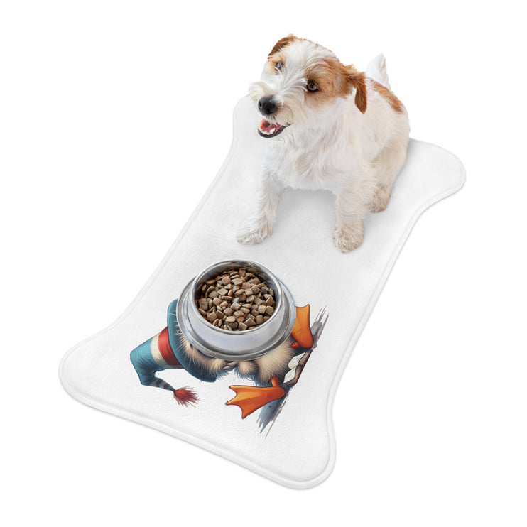 CharmPaws Pet Feeding Mats: Keep Mealtime Mess-Free & Stylish! - Duck