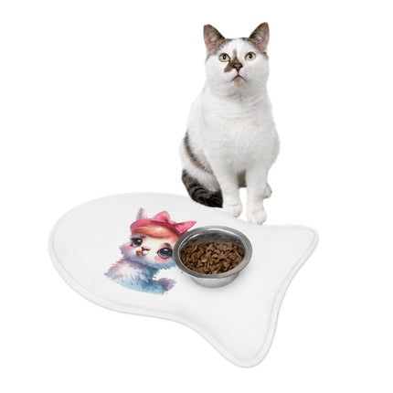 CharmPaws Pet Feeding Mats: Keep Mealtime Mess-Free & Stylish! - Lama