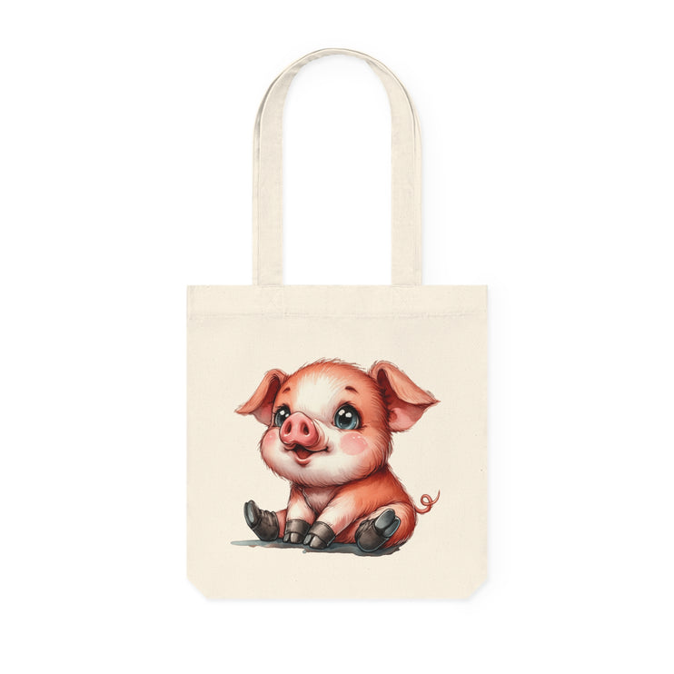 Καμβά sustainstyle Tote Bag: Eco -Conscious Fashion - Pig