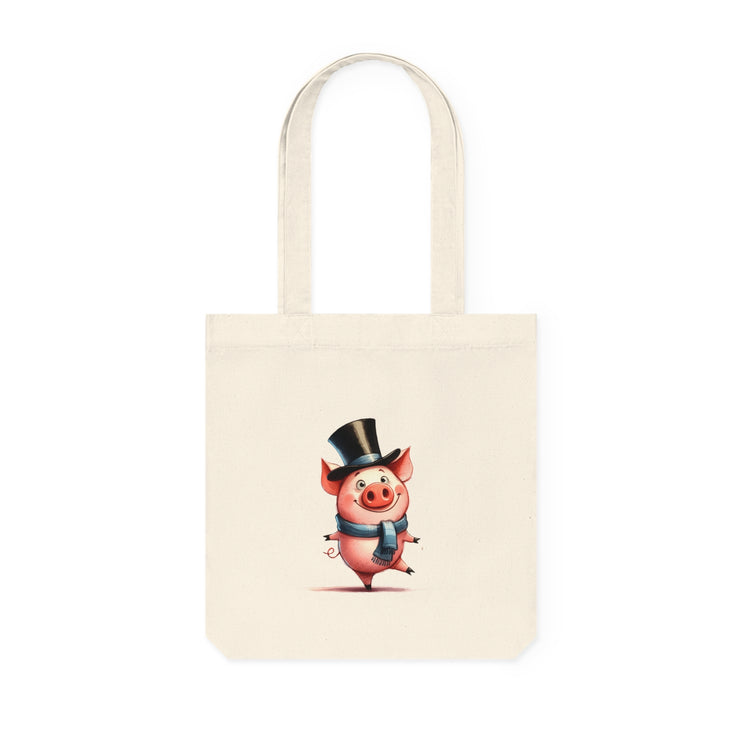 Καμβά sustainstyle Tote Bag: Eco -Conscious Fashion - Pig