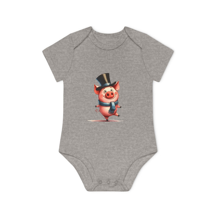 SnuggleNest Organic Baby Short Sleeve Bodysuit