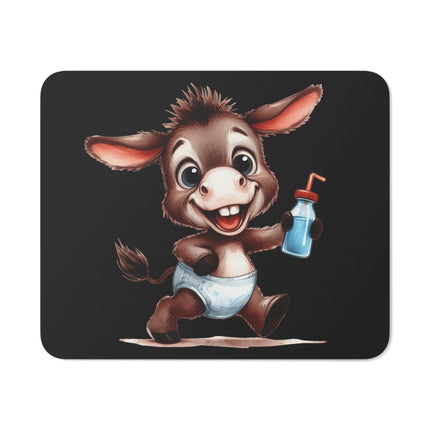 WhimsyWonder Schreibtisch Mausblock: Personalisierter Charme für Ihren Arbeitsbereich - Cute Baby Donkey