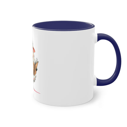 Harmony Two-Tone Coffee Mug: Sip in Style, Revel in Comfort - Sheep