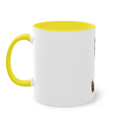 Harmony Two-Tone Coffee Mug: Sip in Style, Revel in Comfort - Swan