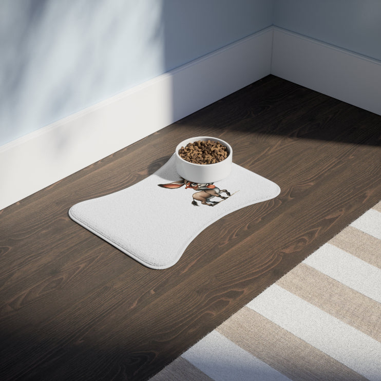 CharmPaws Pet Feeding Mats: Keep Mealtime Mess-Free & Stylish! - Donkey