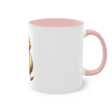 Harmony Two-Tone Coffee Mug: Sip in Style, Revel in Comfort - Duck