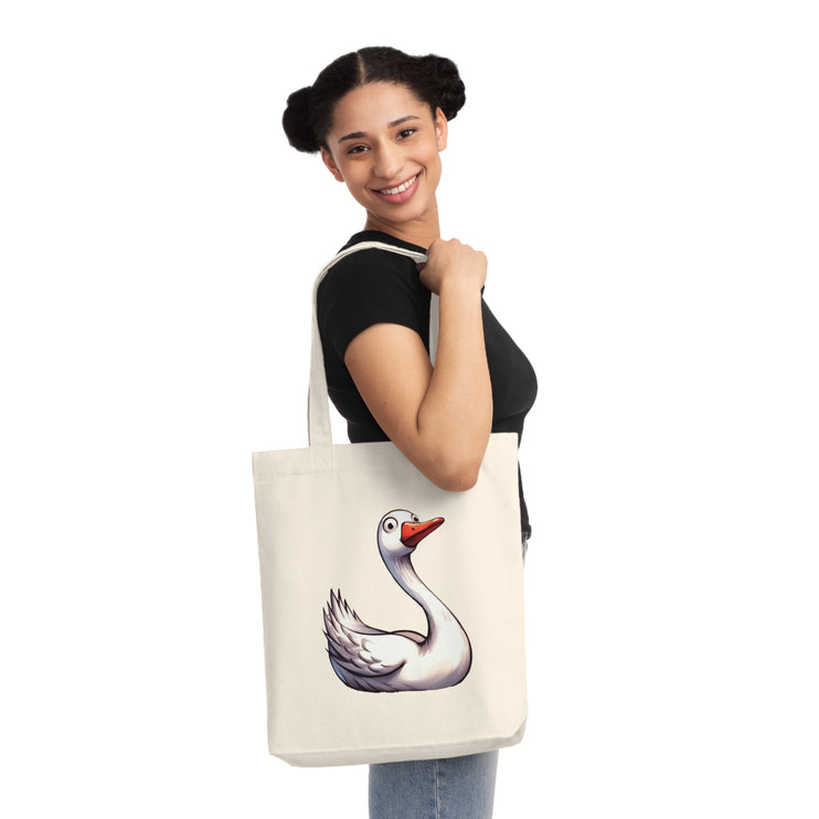 Καμβά sustainstyle Tote Bag: Eco -Conscious Fashion - Swan