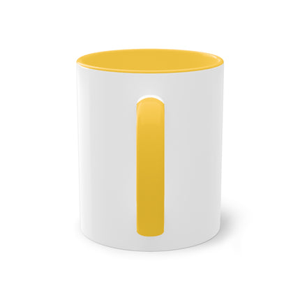 Harmony Two-Tone Coffee Mug: Sip in Style, Revel in Comfort - Goat