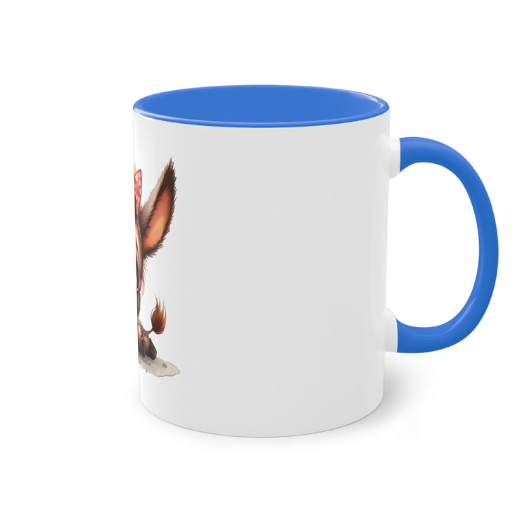 Harmony Two-Tone Coffee Mug: Sip in Style, Revel in Comfort - Donkey