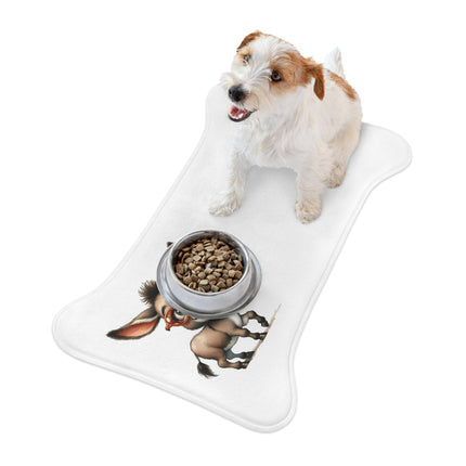 CharmPaws Pet Feeding Mats: Keep Mealtime Mess-Free & Stylish! - Donkey