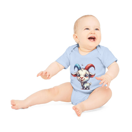 SnuggleNest Organic Baby Short Sleeve Bodysuit